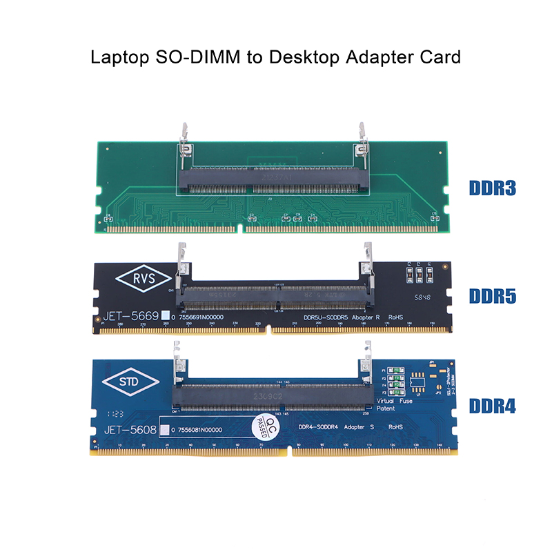 Ddr5 Laptop Ram - อะแดปเตอร์แปลงหน่วยความจำ RAM สำหรับแล็ปท็อป (DDR3, DDR4, DDR5)