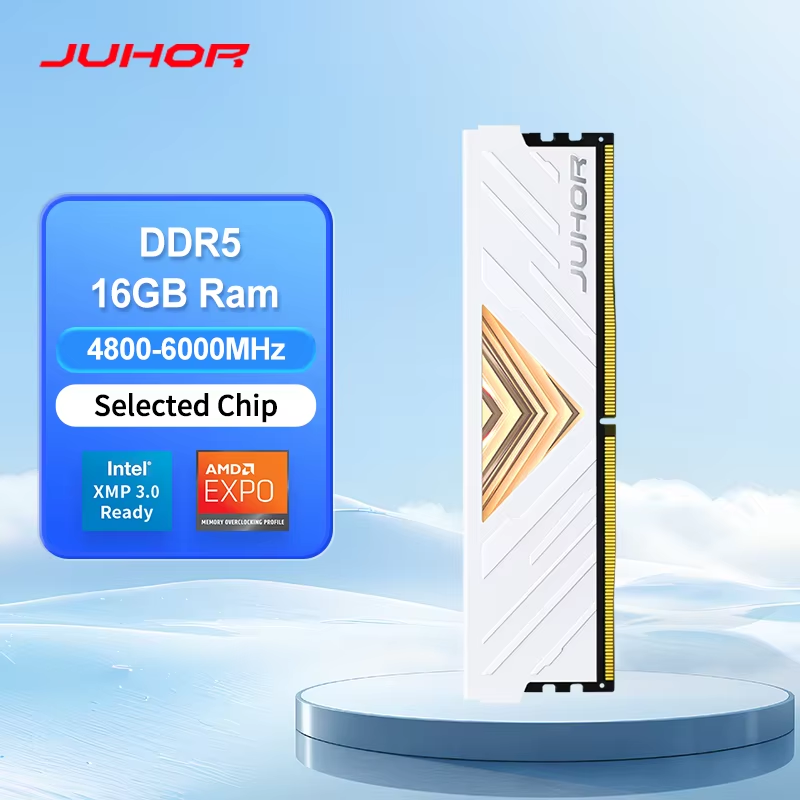 แรม JUHOR DDR5 16GB 4800MHz 56 - Ddr5 6000Mhz บทวิจารณ์และราคา