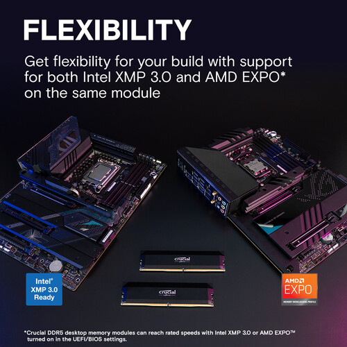 Crucial Pro DDR5 RAM 16GB 32GB - Ddr5 16Gb 6000Mhz บทวิจารณ์และราคา