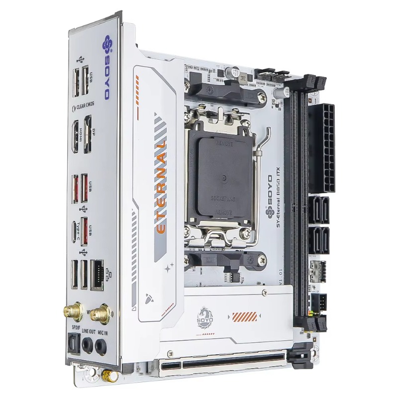 SY-B850ITX เมนบอร์ด AMD รองรับ - Ddr5 64Gb บทวิจารณ์และราคา